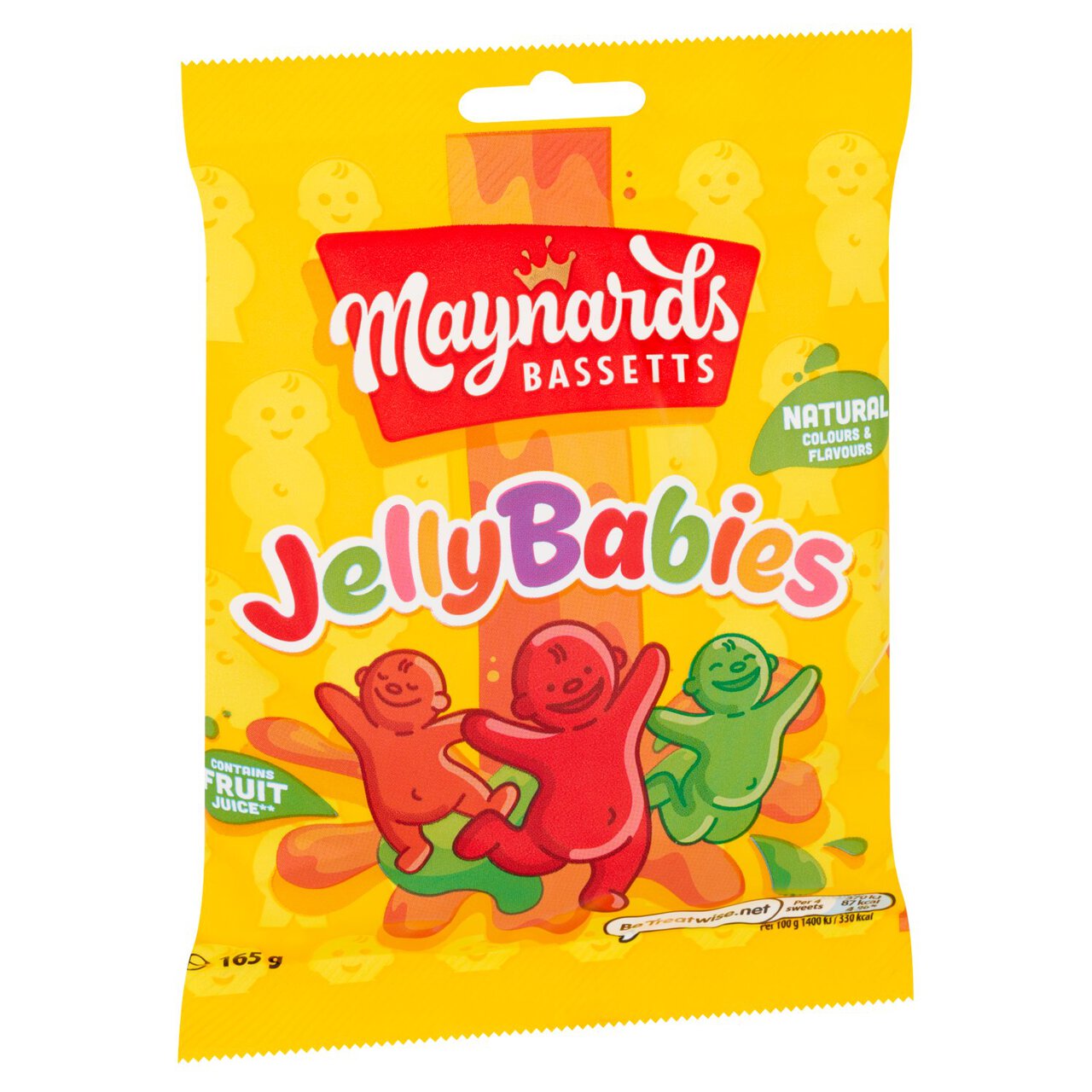 Maynards Bassetts Jelly Babies Sweets Bag 165g - Gifts4YouAll