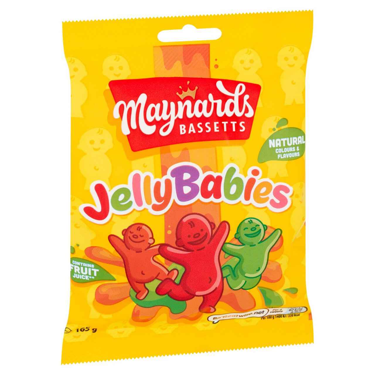 Maynards Bassetts Jelly Babies Sweets Bag 165g