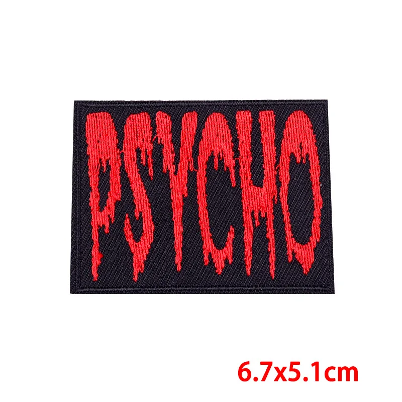 Cute Punk Embroidery iron-on patch