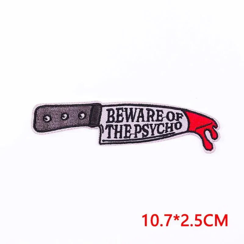 Cute Punk Embroidery Patch - Iron-On DIY Customization - Accessories