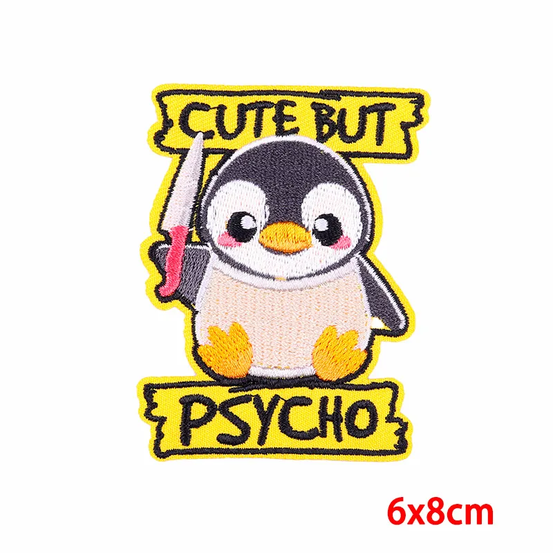 Cute Punk Embroidery iron-on patch
