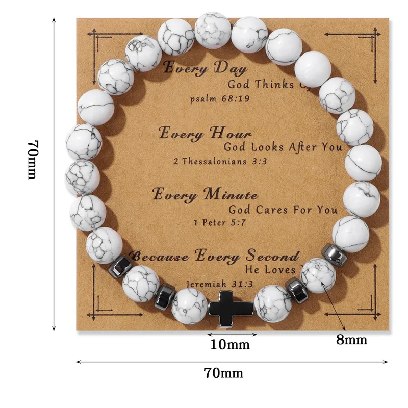 Natural Stone Bracelet 19cm