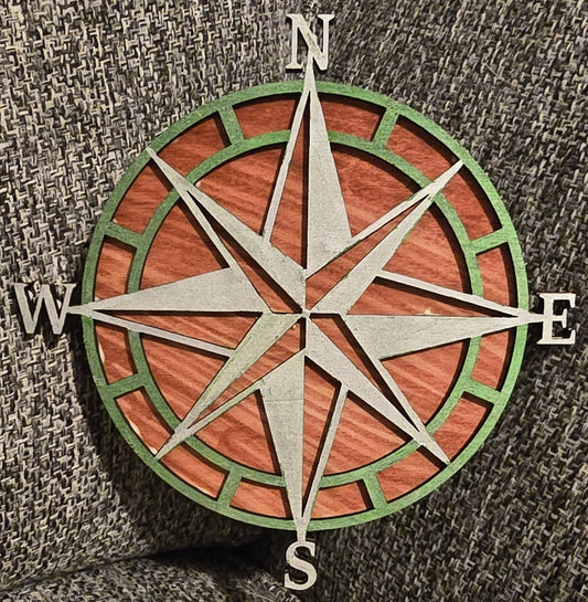 Compass Arrow - Wooden