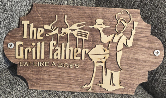 The Grill Father Sign