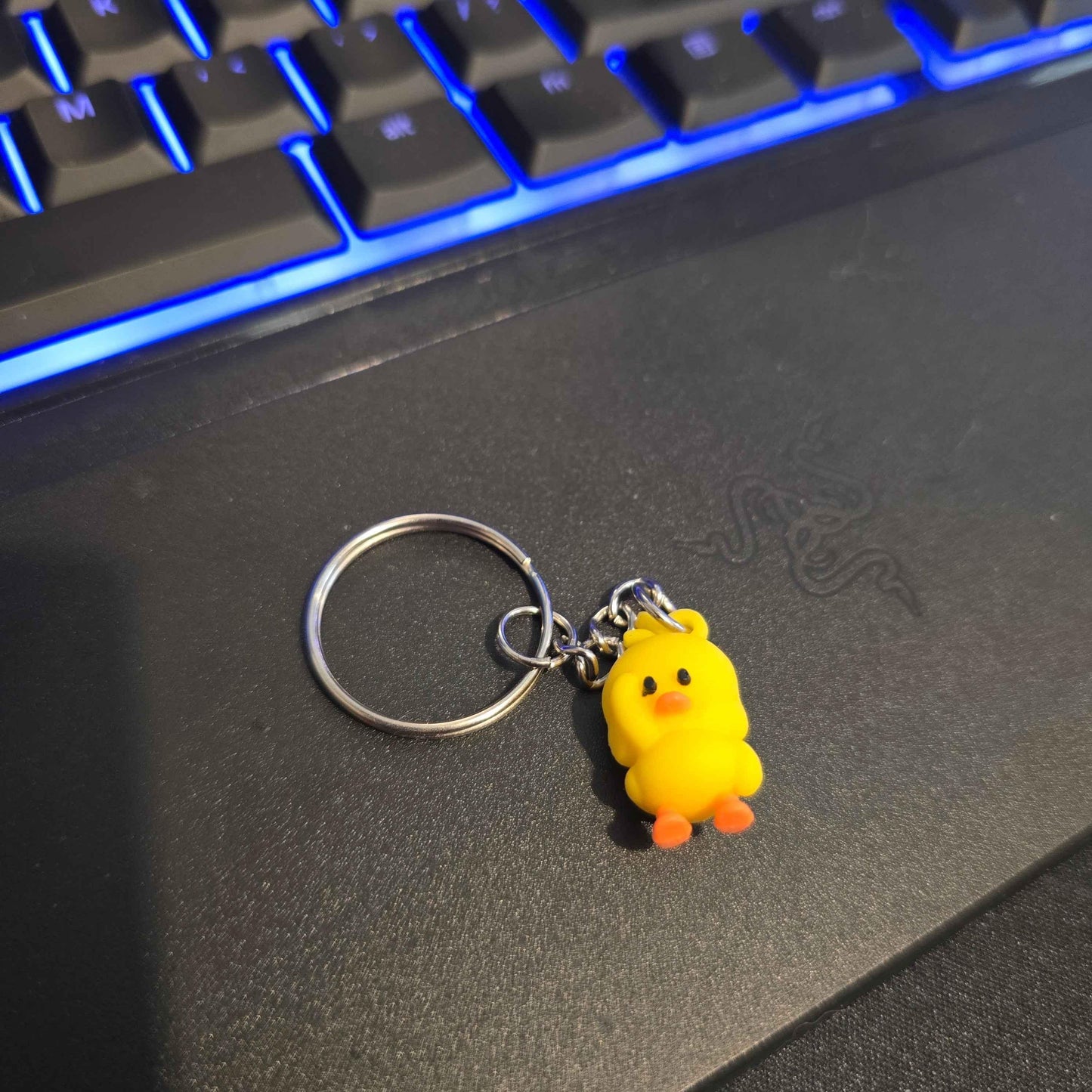 Cute Yellow Duck Keychain - Adorable Charm - Accessories