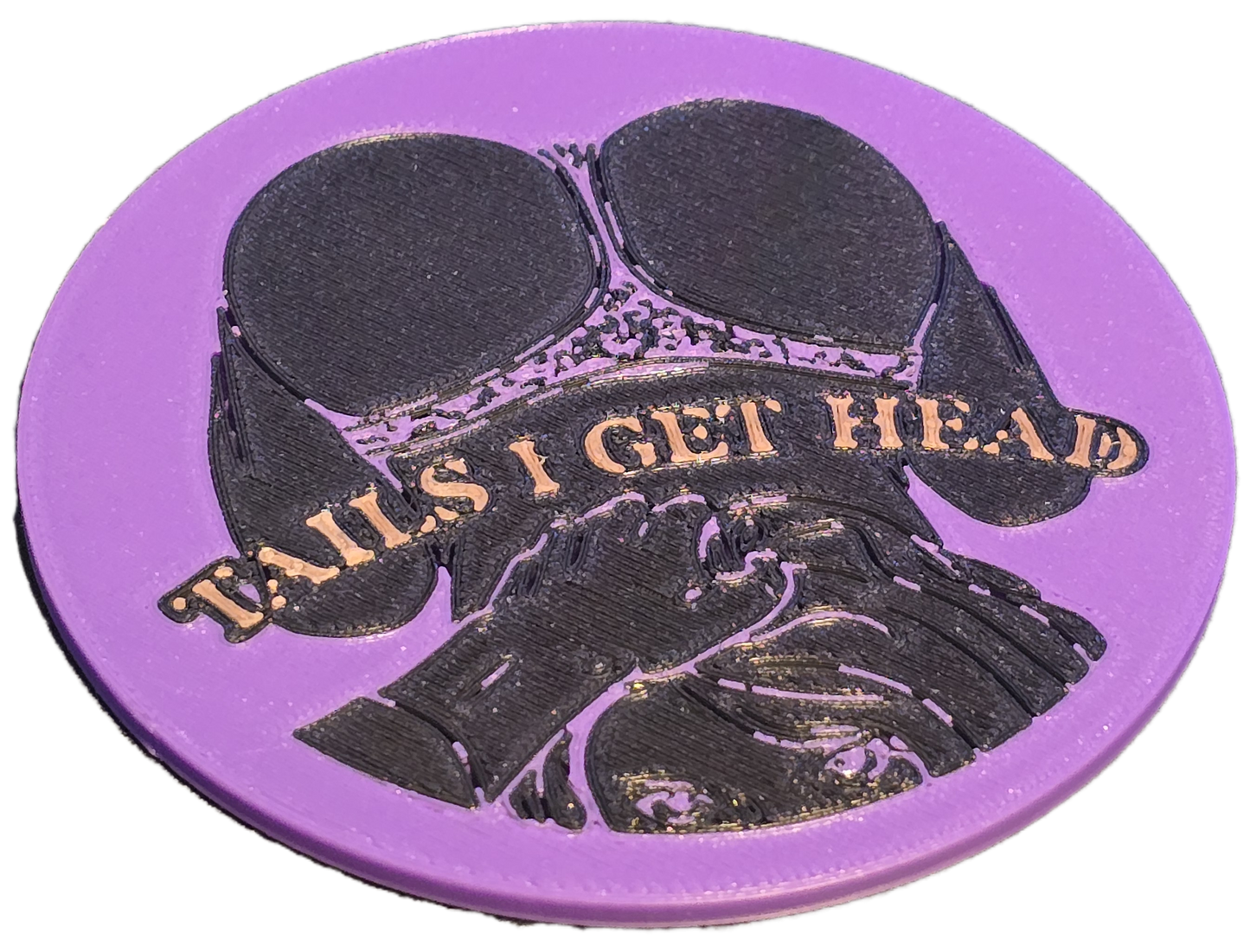 Adult Coin Flip Token - Fun and Unique Head or Tails Game for Adults - Gifts4YouAll