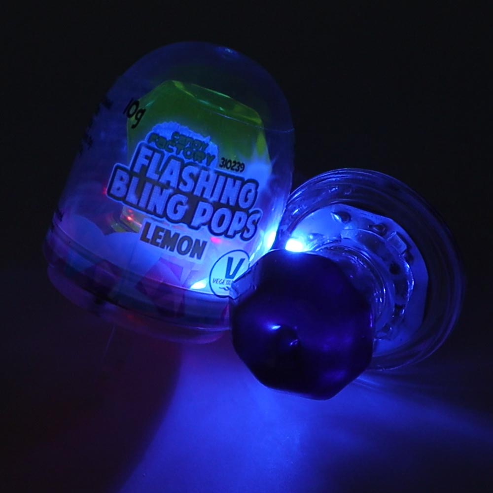 Crazy Candy Factory Flashing Bling Pops 10g