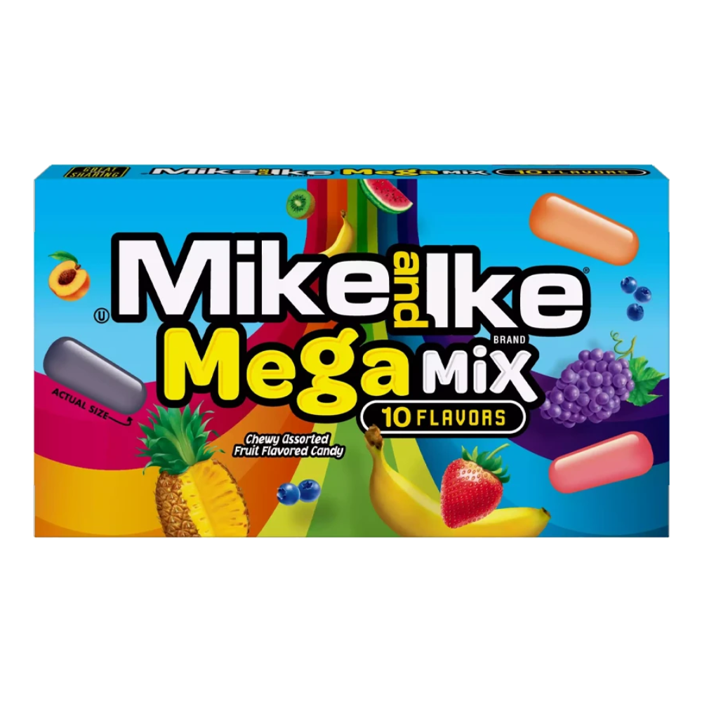 Mike & Ike Mega Mix Theatre Box 120g - USA Imported