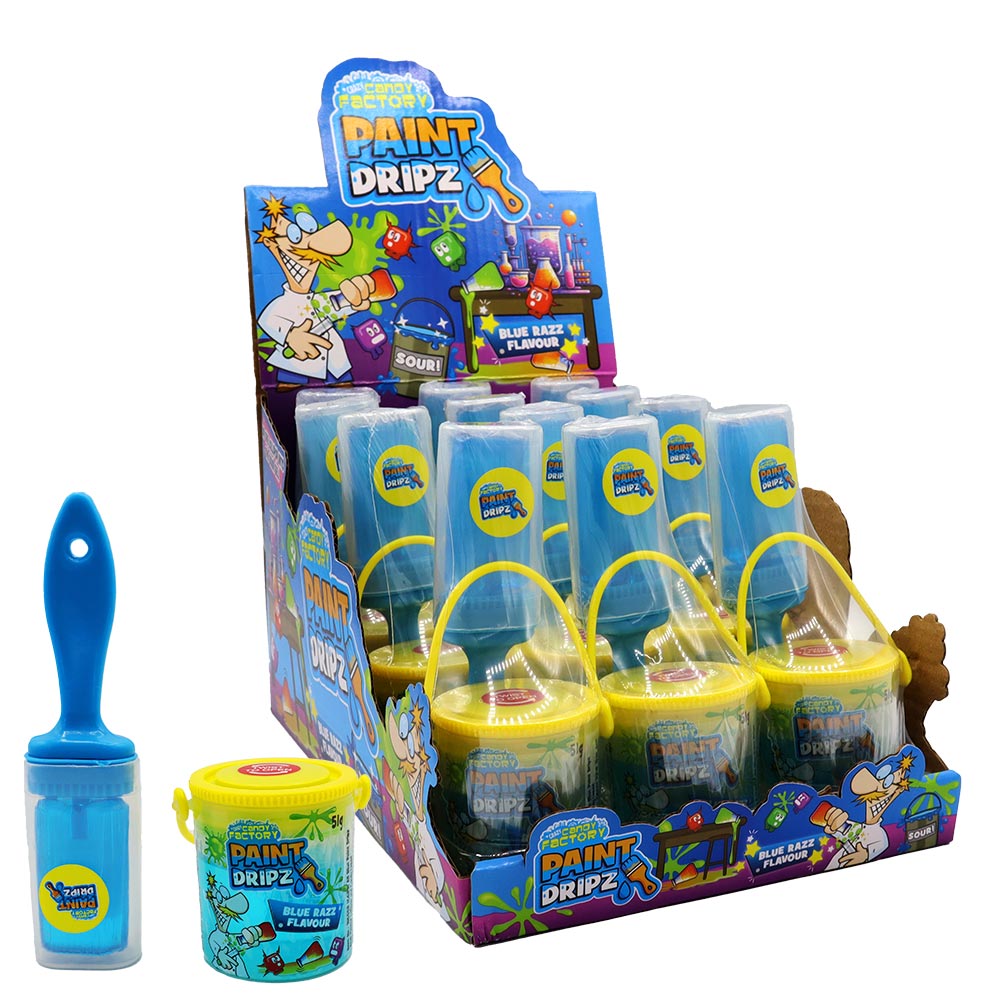 Crazy Candy Factory Blue Razz Paint Dripz 51g - Gifts4YouAll