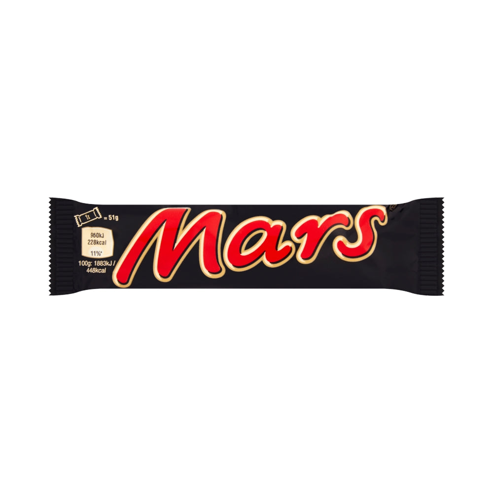 Mars Caramel, Nougat & Milk Chocolate Snack Bar 51g
