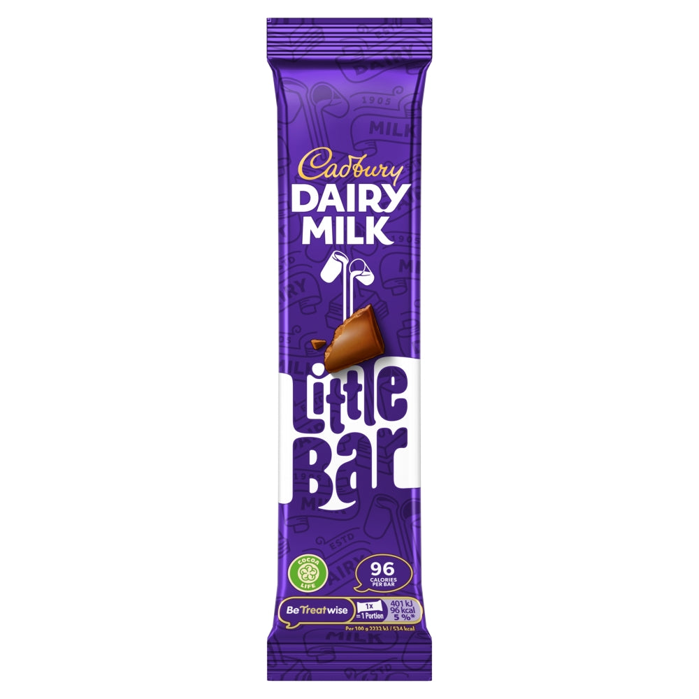 Cadbury Dairy Milk Little Bar Chocolate Bar 18g - Gifts4YouAll