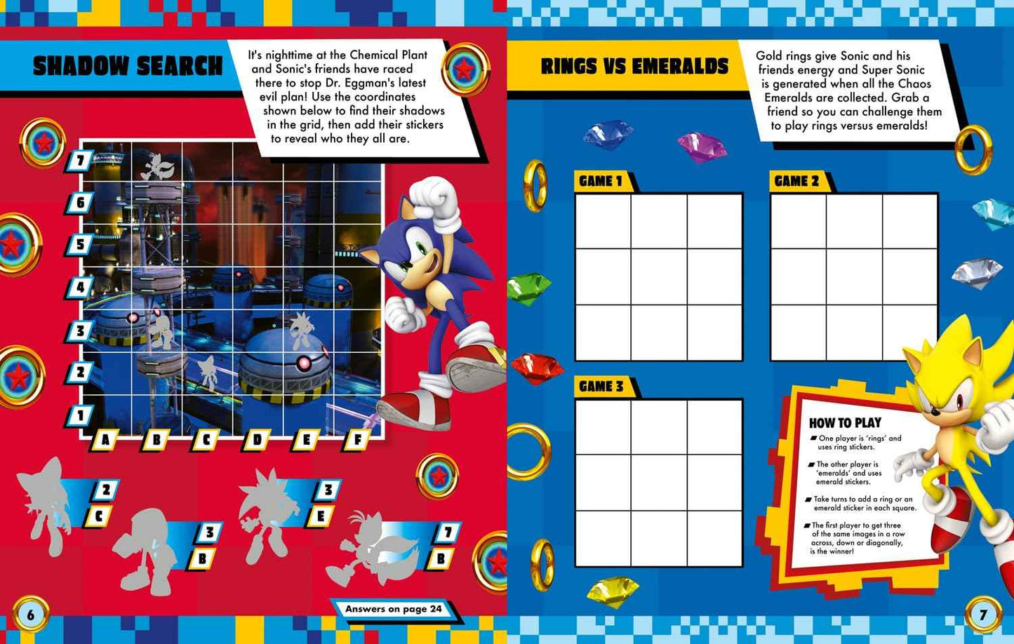 Sonic the Hedgehog Sticker Activities Book - Over 200 stickers