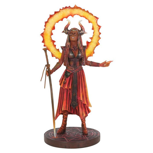 Fire Elemental Sorceress Figurine by Anne Stokes Gifts 4 You All
