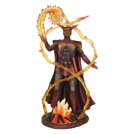 Fire Elemental Wizard Figurine by Anne Stokes Gifts 4 You All