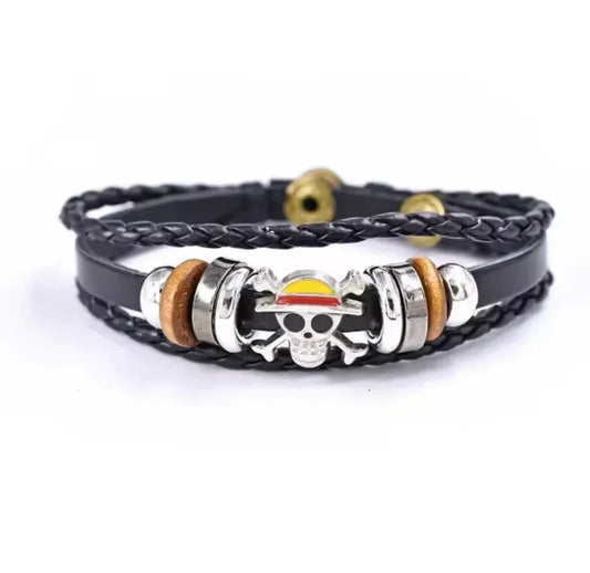 Pirate One Piece Bracelet 23cm - Vegan Leather - Gifts4YouAll