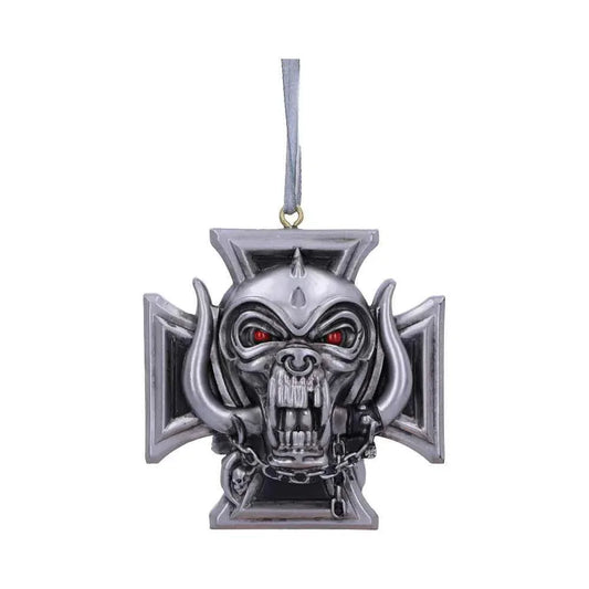 Motorhead Warpig Ornament 6cm Hanging Cross Decoration - Gifts4YouAll