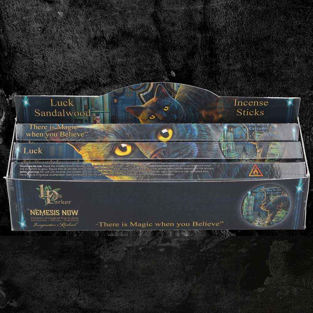 Lisa Parker Sandalwood Incense for Luck, Serenity, and Well-Being