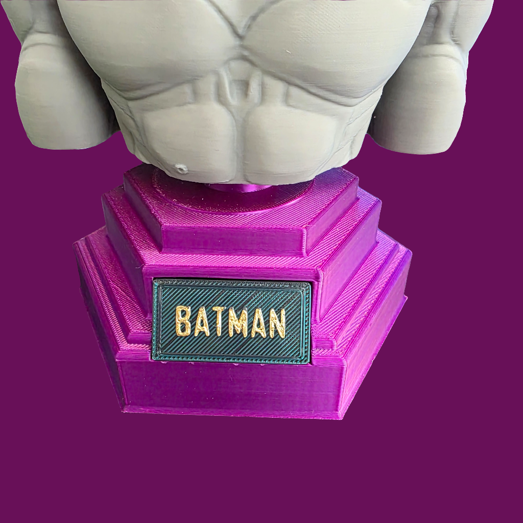 Batman Bust 3D Printed - 21cm Tall Collectible Statue - Gifts4YouAll