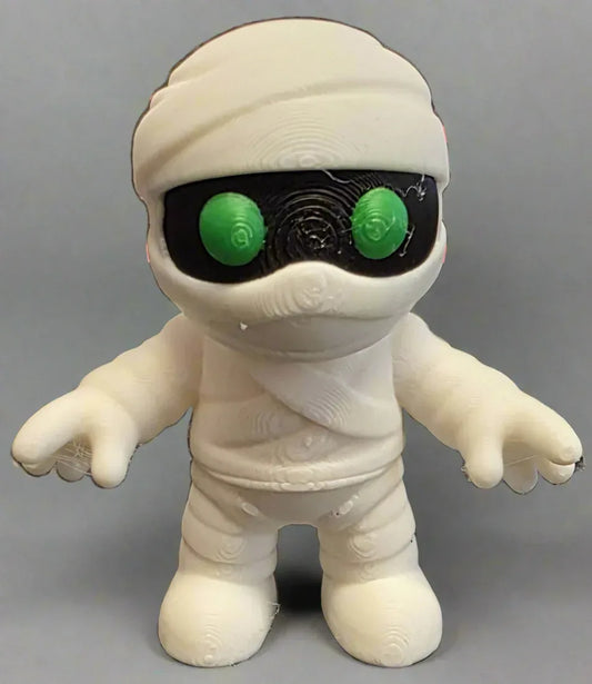 Unique Mummy 3D-Printed Mini Creature - 5cm Tall Decoration - Home Decor