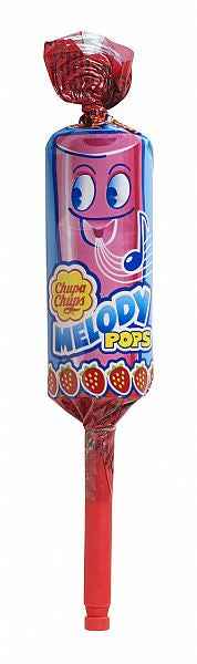 Chupa Chups Strawberry Lollipops 15g - Tasty Melody Pops