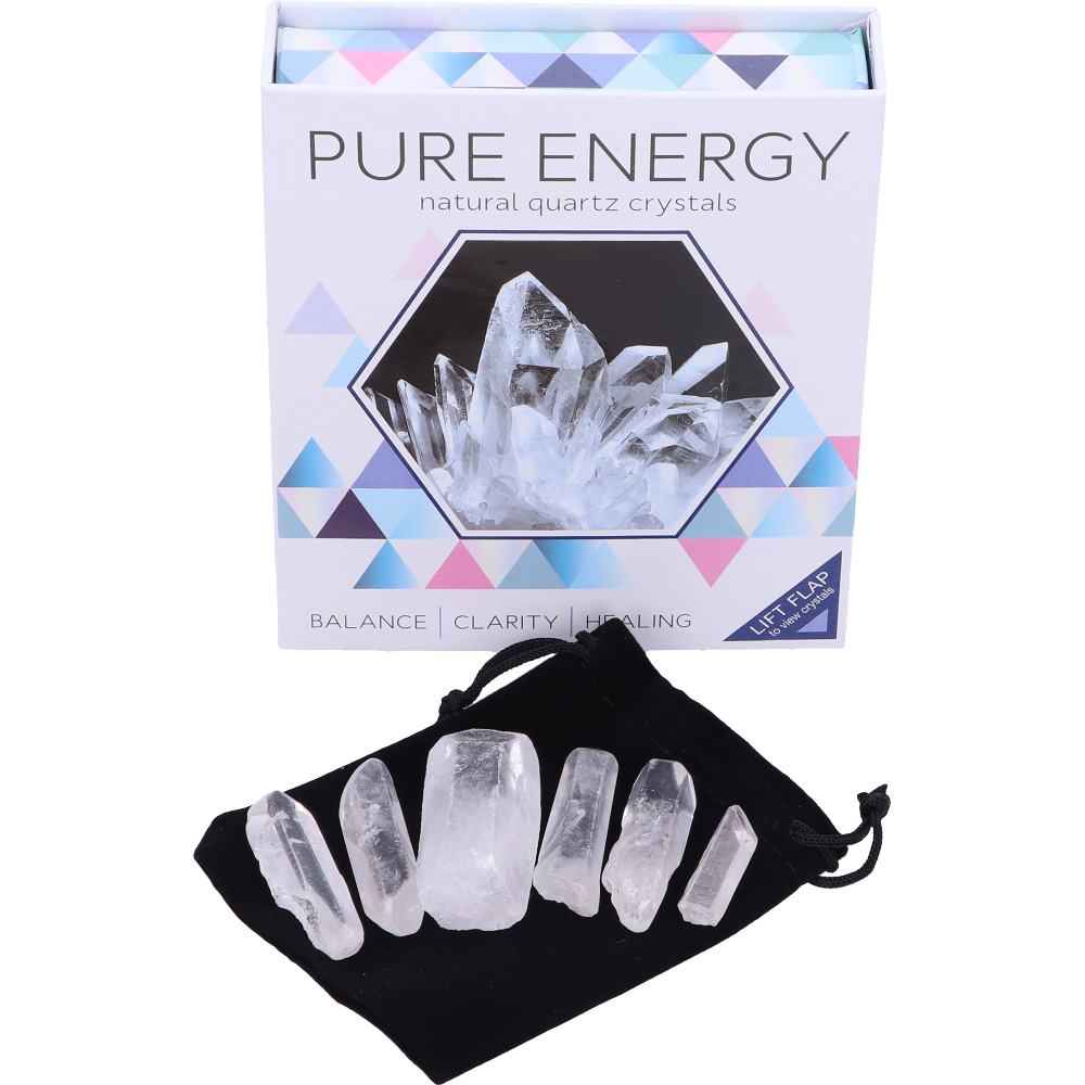 Pure Energy Crystals Set for Wellness and Spiritual Growth