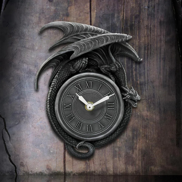 Time to Burn Dragon Wall Clock 20.5cm | Nemesis Now