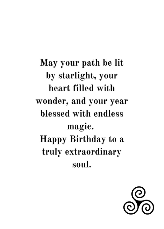 Happy Birthday May Your Day Be as Wonderful as You Are – Pagan Raven Birthday Card