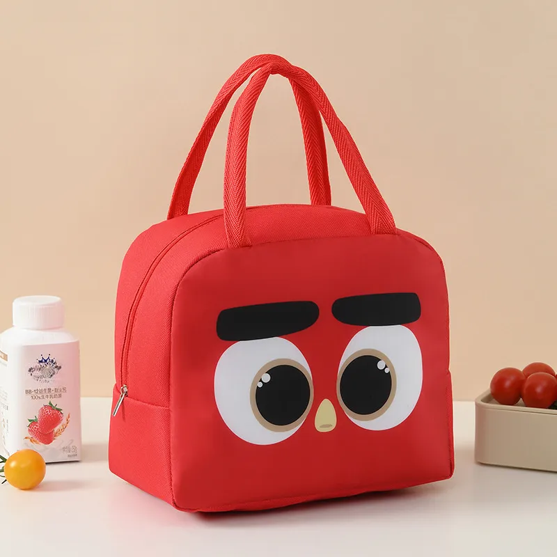 Cute Cartoon Lunch Bag with Insulation Interior - Fresh-Keeping