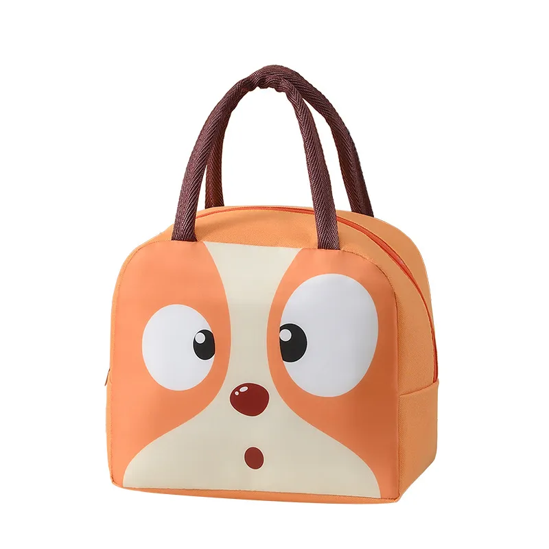 Cute Cartoon Lunch Bag with Insulation Interior - Fresh-Keeping