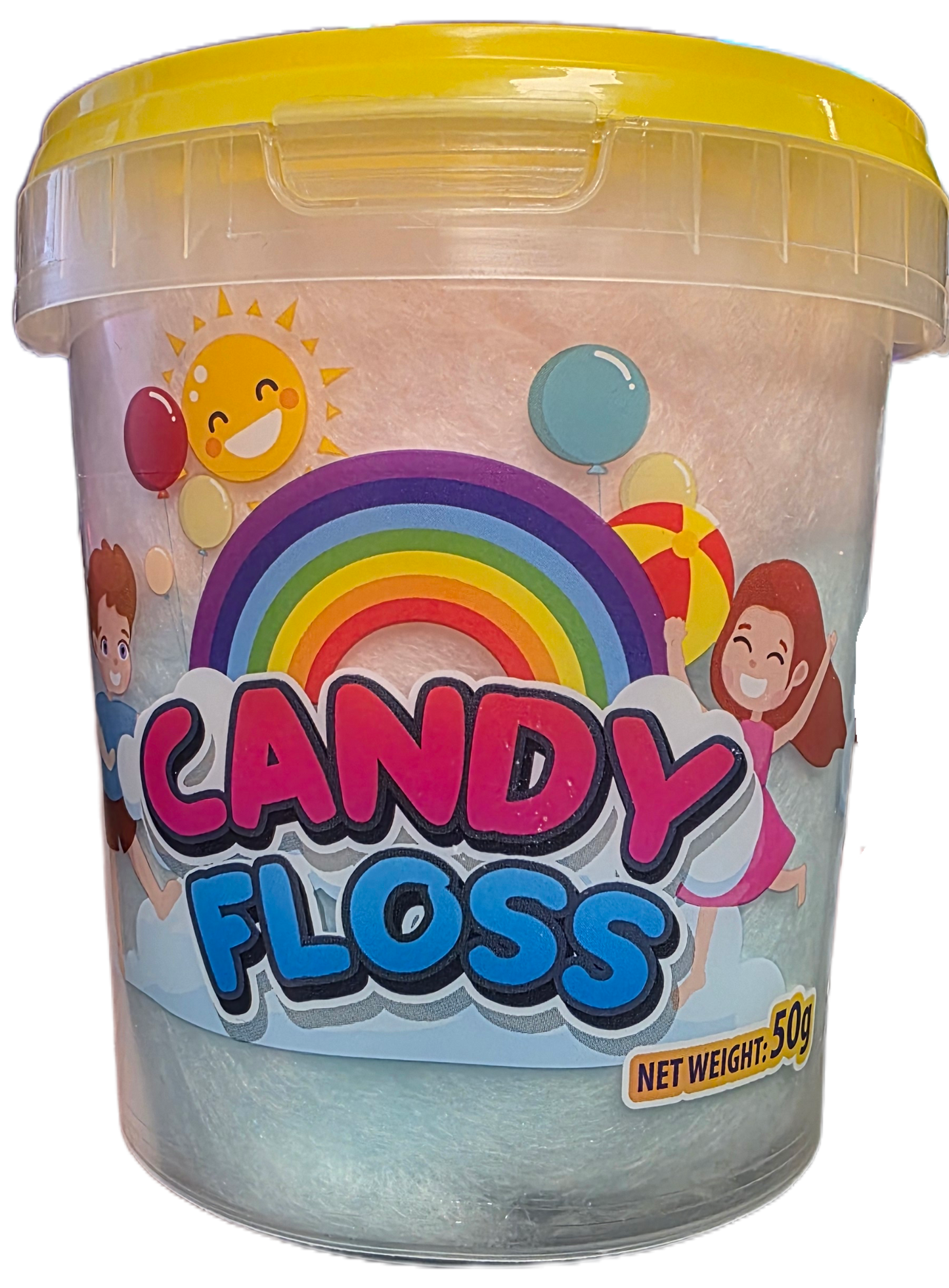 Candyfloss Tubs 50g - Delightful Sweet Treats in Convenient Sizes - Gifts4YouAll