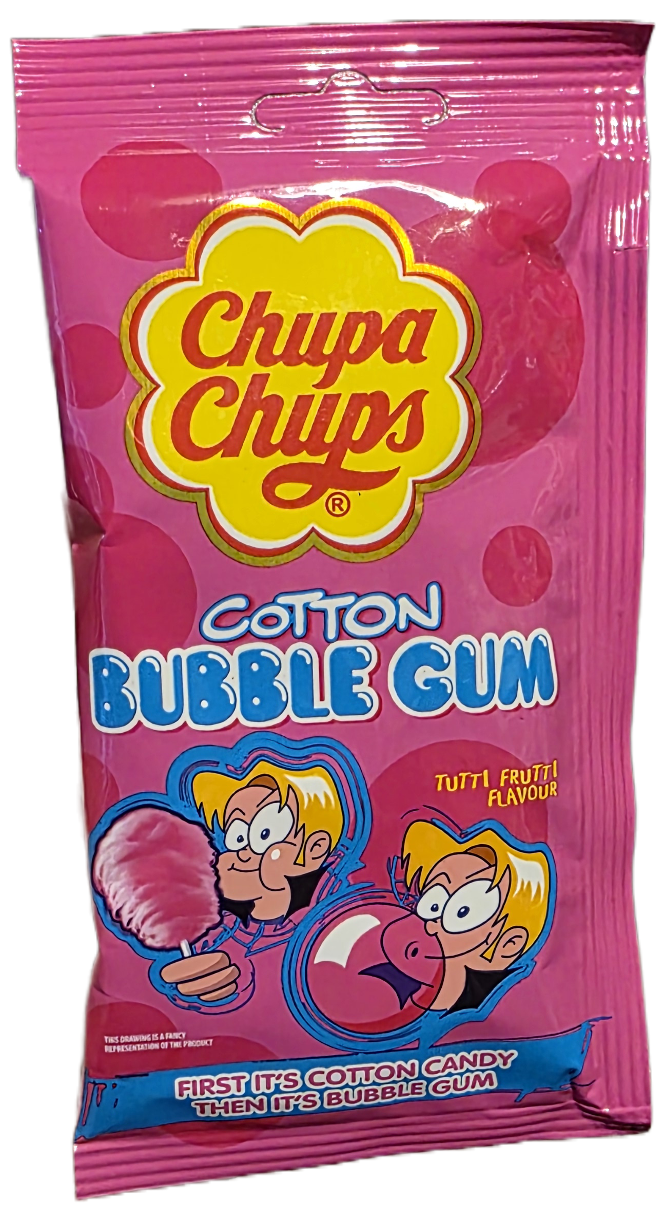 Chupa Chups Cotton Candy Bubble Gum 11g