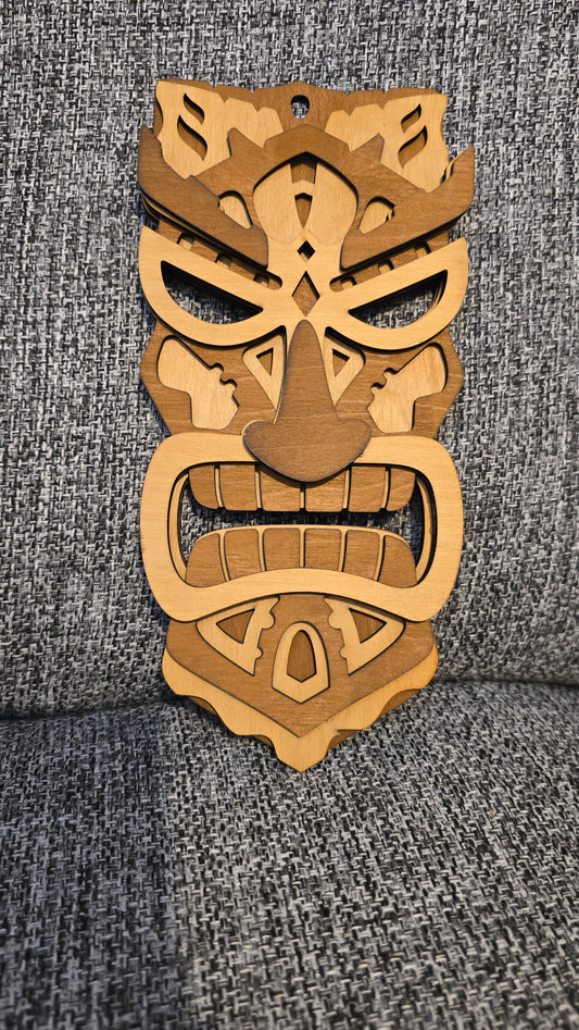 Tiki Wooden Mask