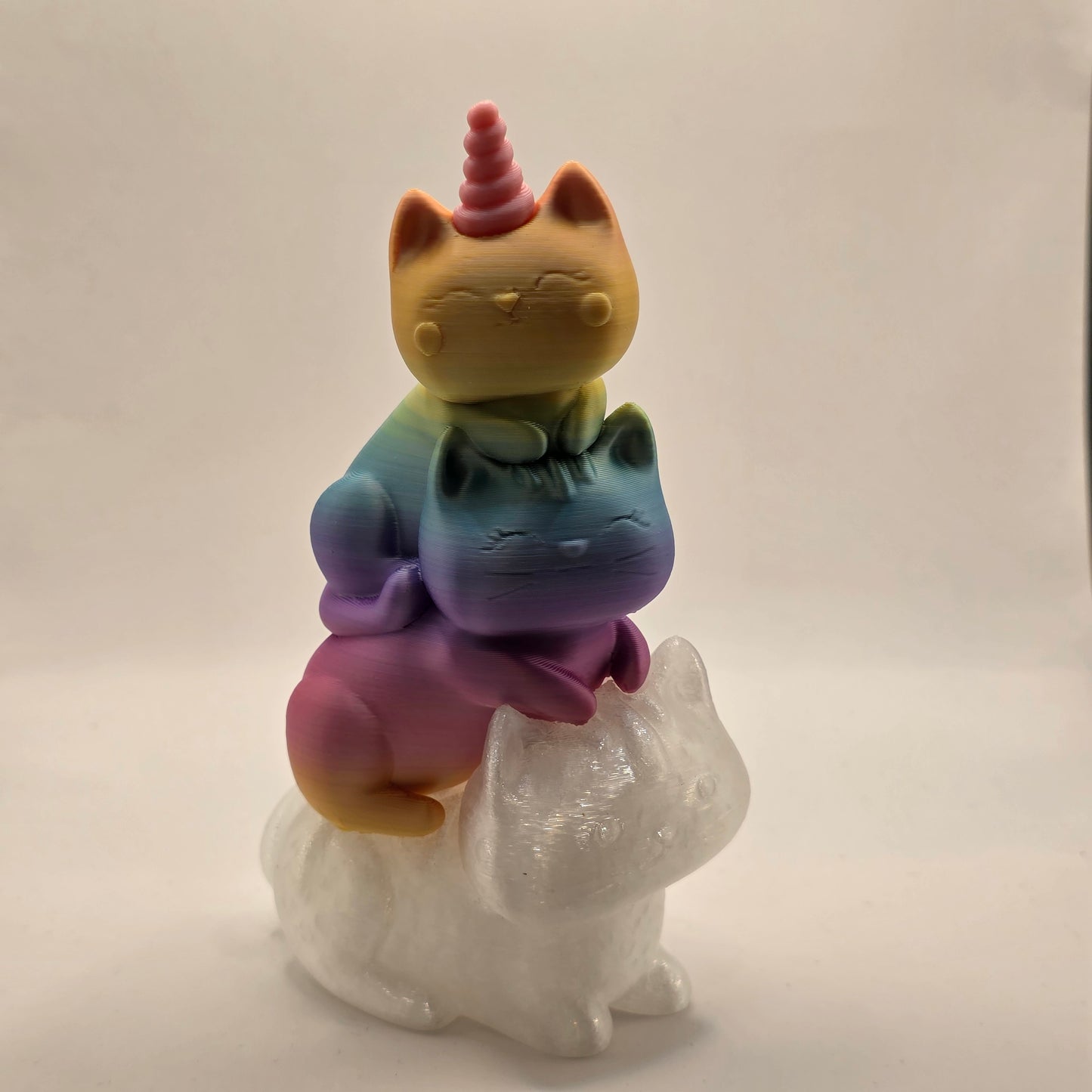 Cute Unicorn Kitten Stack - 15cm tall - Gifts4YouAll
