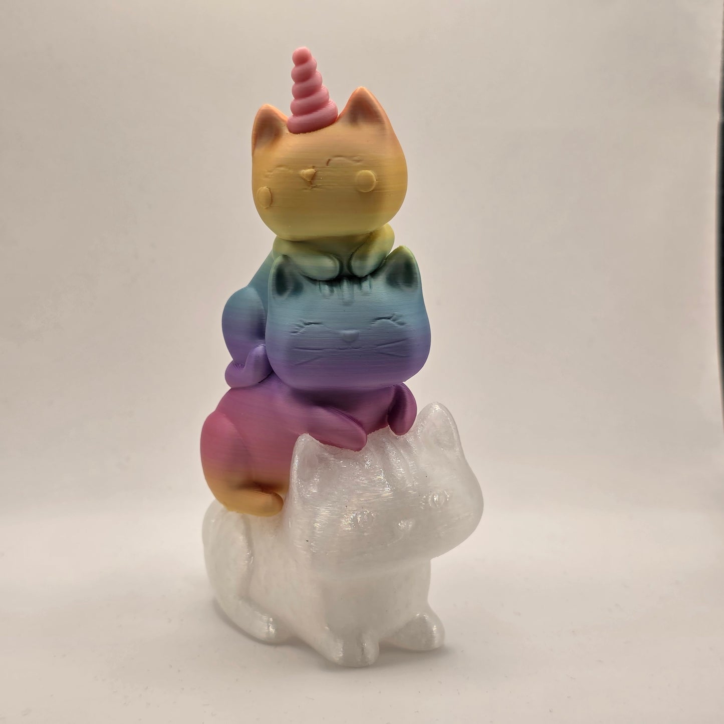 Cute Unicorn Kitten Stack - 15cm tall - Gifts4YouAll