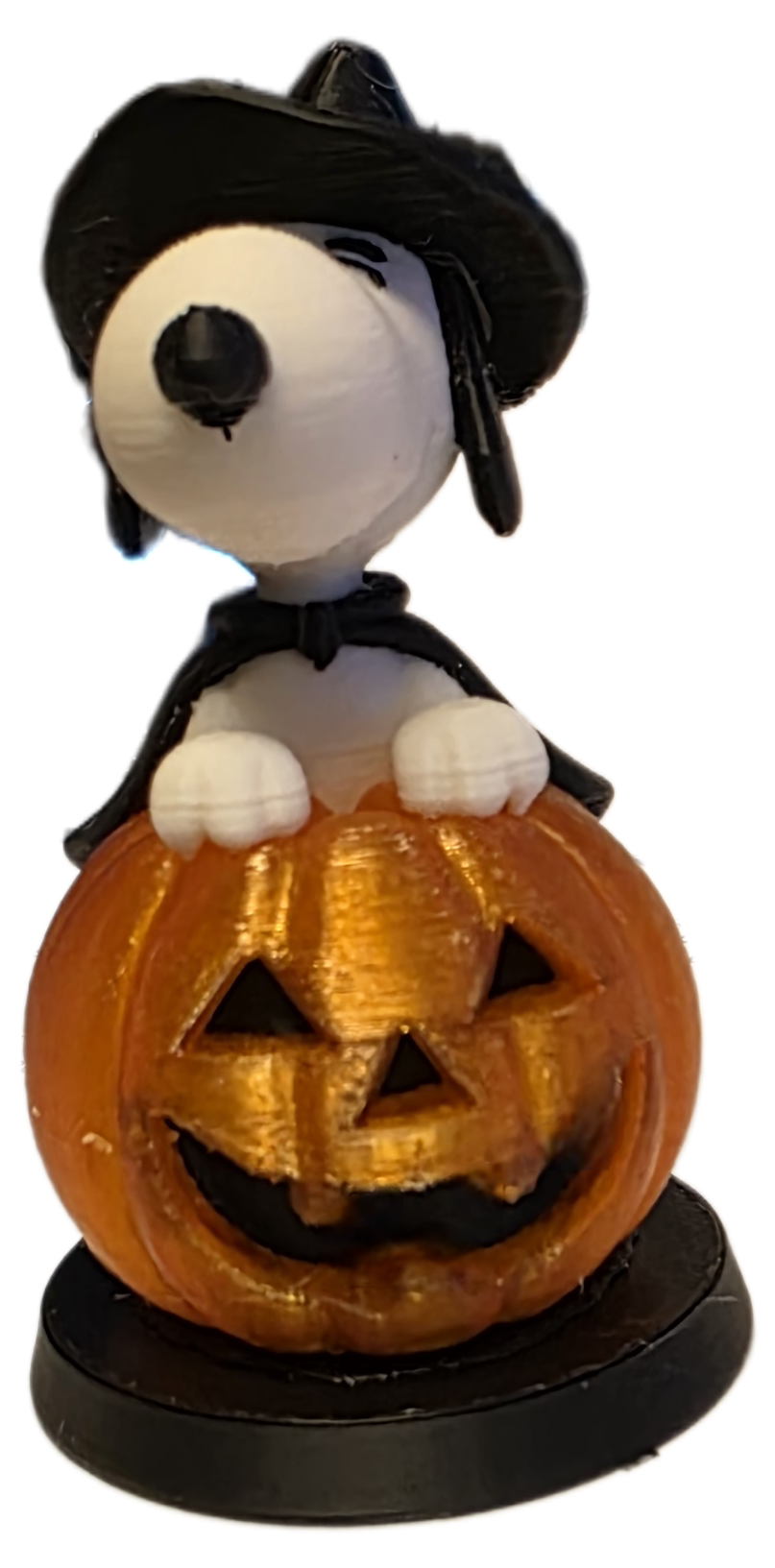 Spooky Snoopy Pumpkin 3D Print - 7CM Tall Fun Decor