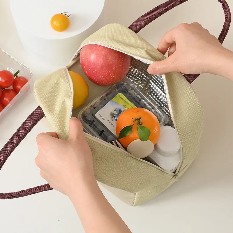 Cute Cartoon Lunch Bag with Insulation Interior - Fresh-Keeping