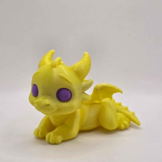 Baby Dragon 10cm - 3D Printed Fantasy Companion - Toys & Games
