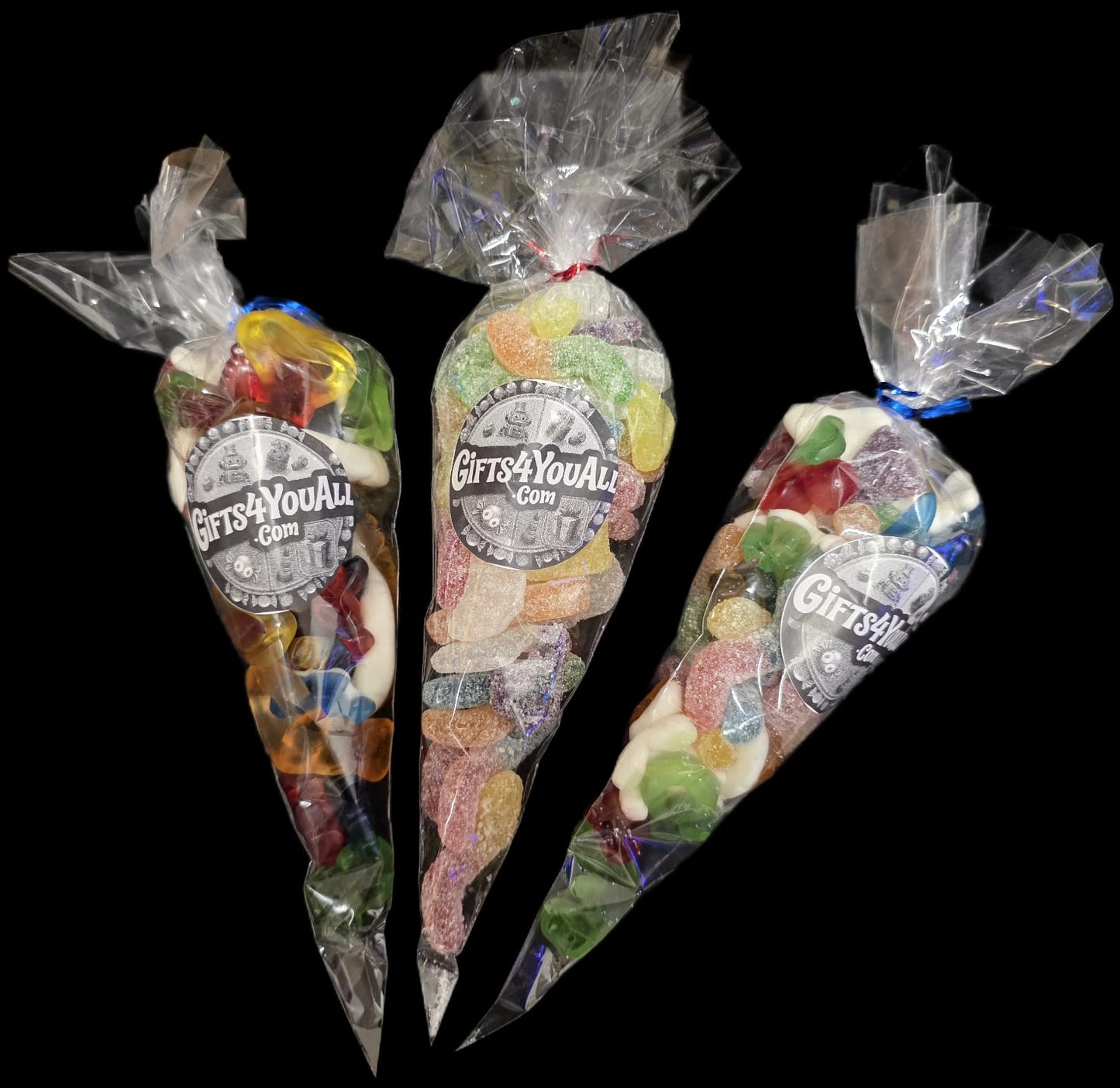 Gifts4YouAll Sweet Cones 200G - Sour, Fizzy, Jelly - Gifts4YouAll