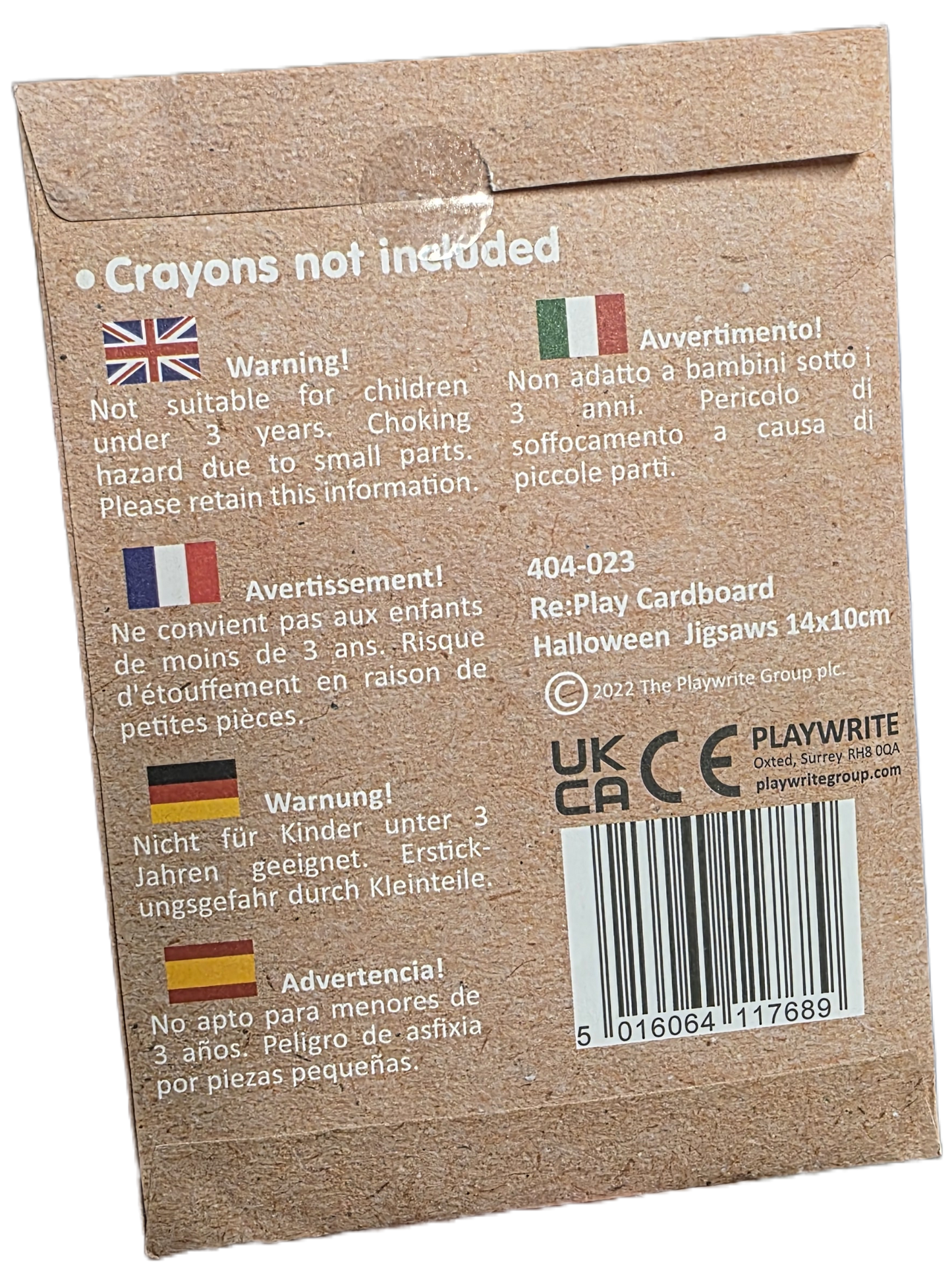 Halloween Jigsaw Puzzle - Colour Your Own Puzzle for Creative Fun