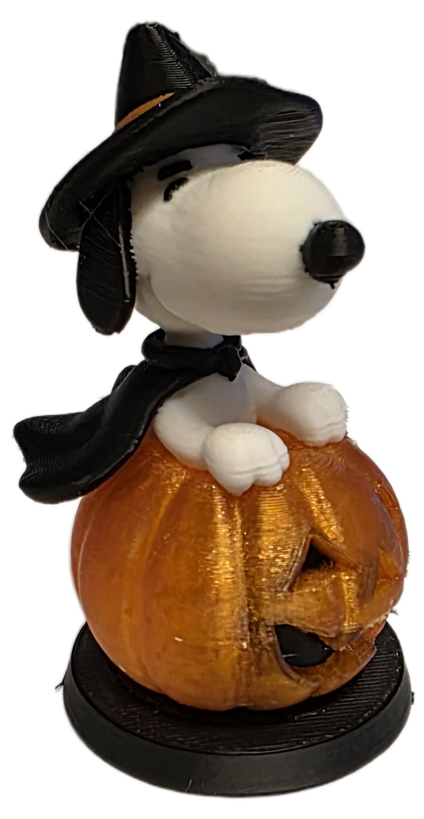 Spooky Snoopy Pumpkin 3D Print - 7CM Tall Fun Decor