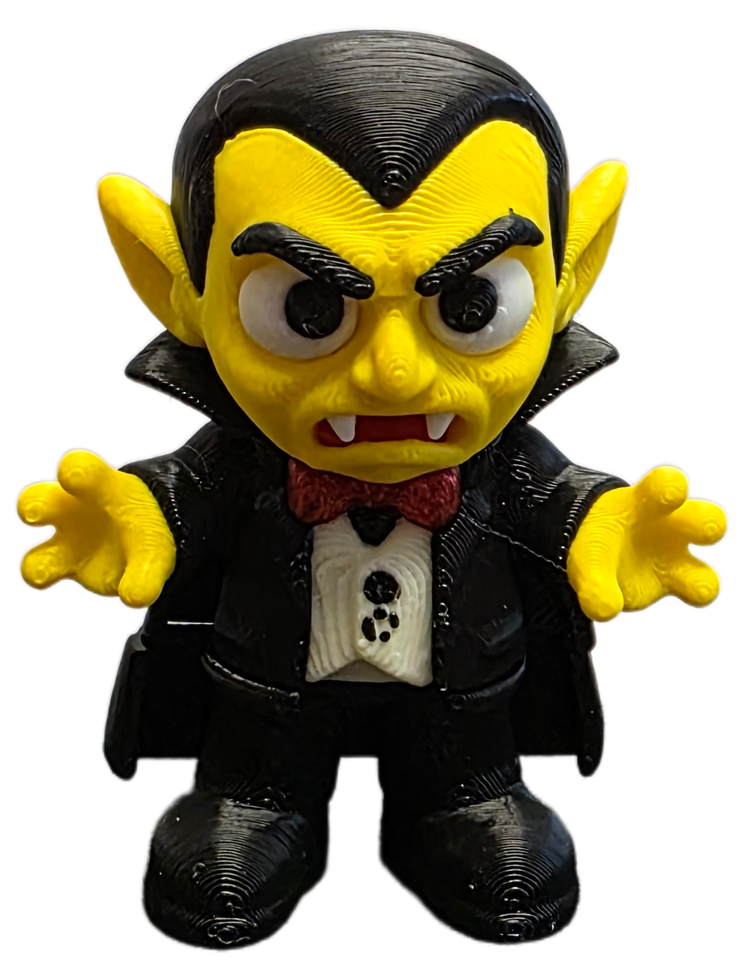 Mini Dracula 3D-Printed Creature - 5cm Tall Miniature Figure