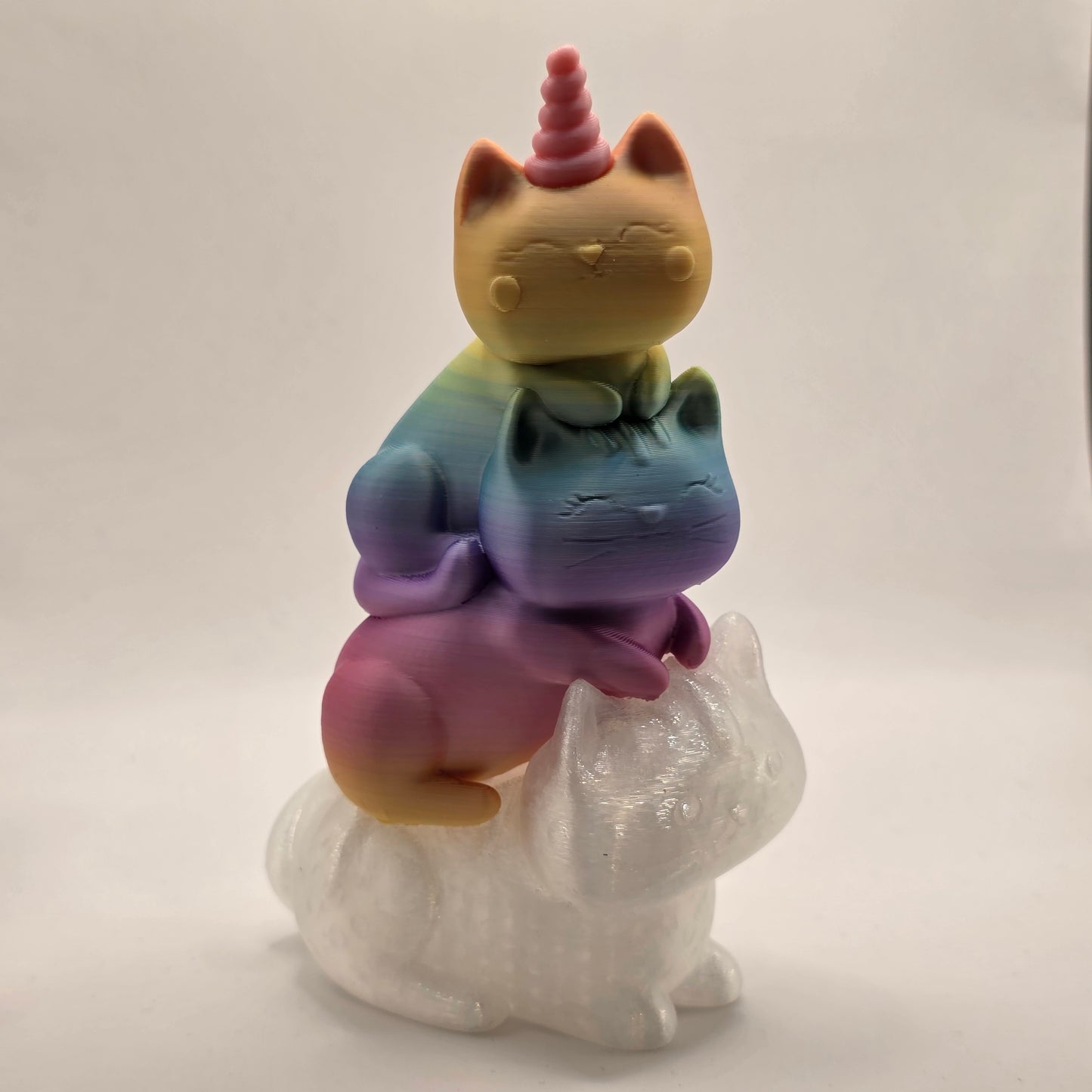 Cute Unicorn Kitten Stack - 15cm tall - Gifts4YouAll