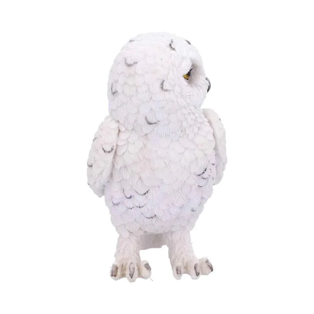 Snowy Watch Owl Figurine 13.3cm - Nemesis Now White Resin - Home Decor