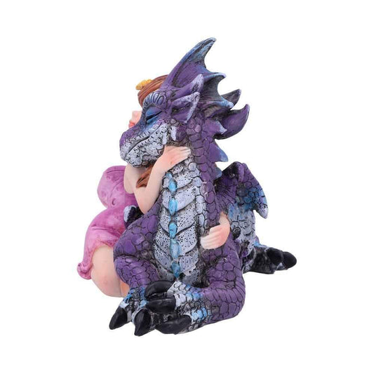 Companion Cuddle Fairy Figurine & Purple Dragon 15CM - Collectibles