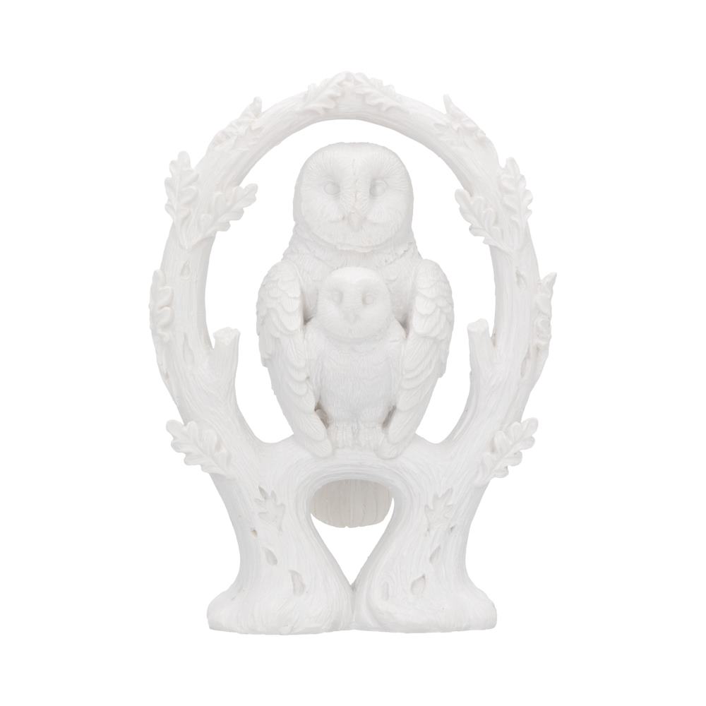 NEMESIS NOW - EMBRACE - WHITE OWL 10.9cm FIGURINE ORNAMENT - Gifts4YouAll