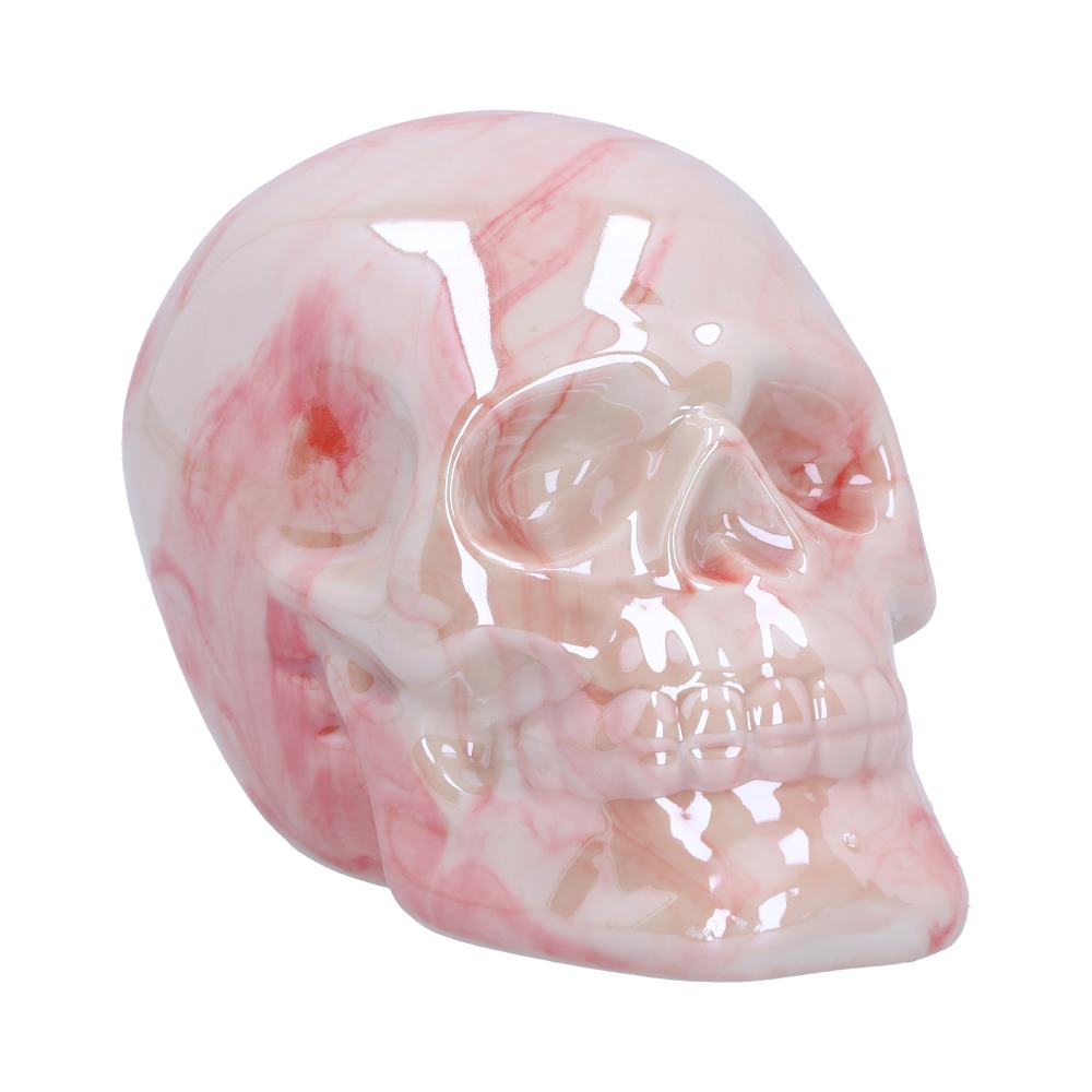 Marbellum Pink Marble Skull (Small) 7cm - Gifts4YouAll