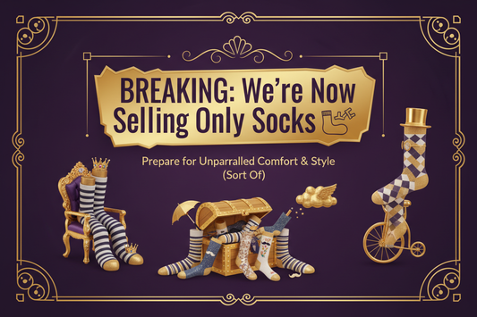 BREAKING: We're Ditching Gifts and Selling Only Socks 🧦