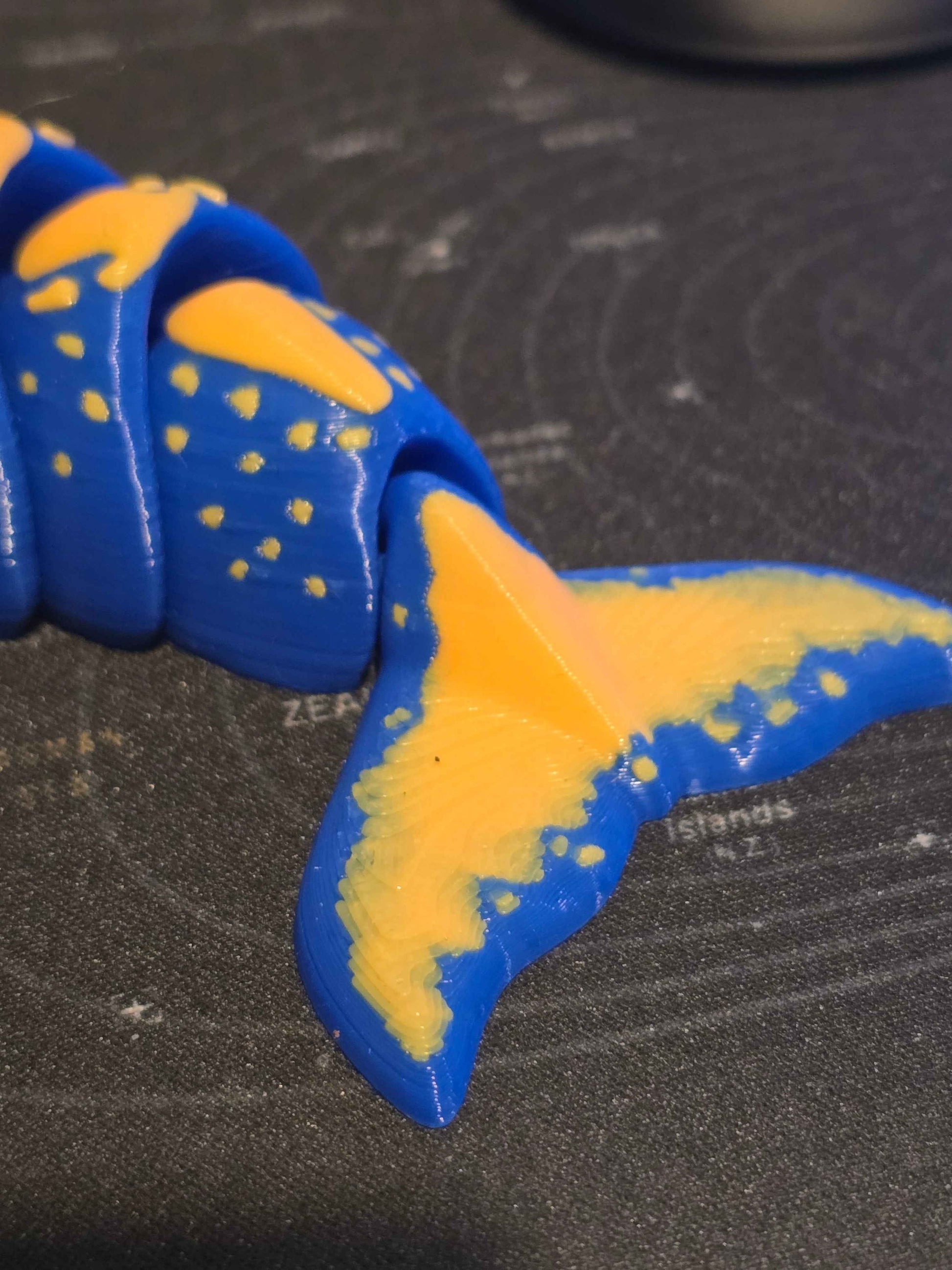 3D Printed Narwhal Decor - 20cm Long Nautical Accent Piece - Gifts4YouAll