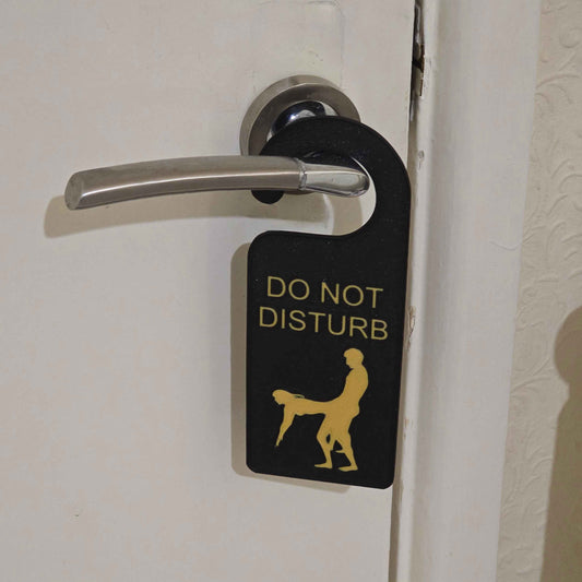 Grown Up Do Not Disturb Sign - Unique 3D-Printed Design for Privacy - Gifts4YouAll