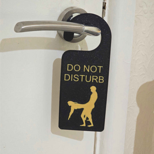 Grown Up Do Not Disturb Sign - Unique 3D-Printed Design for Privacy - Gifts4YouAll